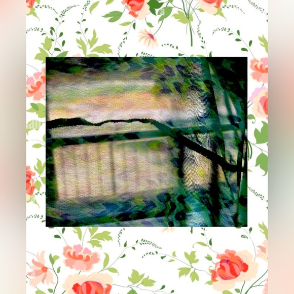 As U Wish Maxi Dress  Lace Top Green Chevron Print Sundress Summer - Picture 5 of 5